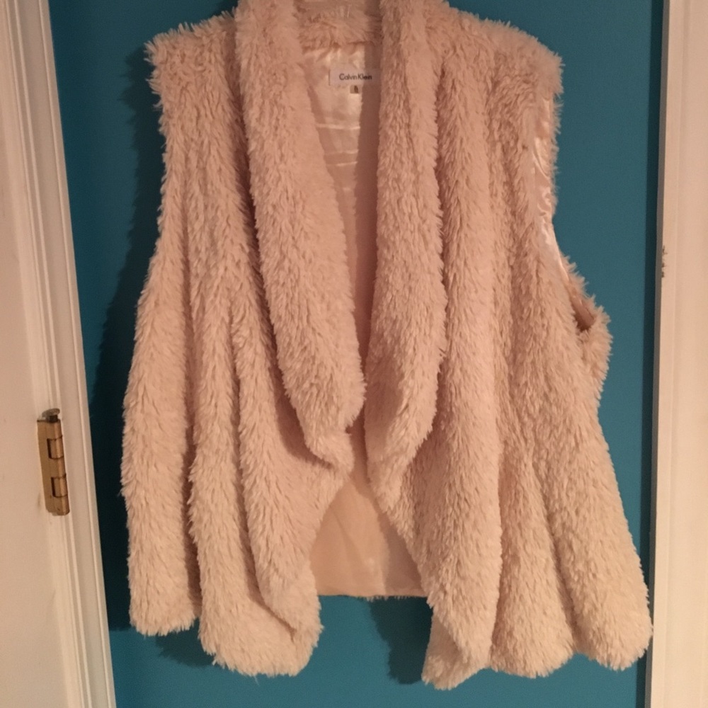 Calvin Klein Fur Vest